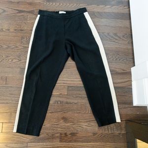 Babaton Cohen Pant Black w White Stripe Size 6